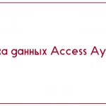 База данных Access Аудит