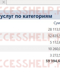 Готовая база данных Access Деятельность социальной службы