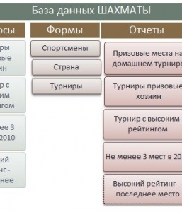 Готовая база данных Access Шахматы