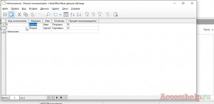 Как создать таблицы в базе данных LibreOffice Base