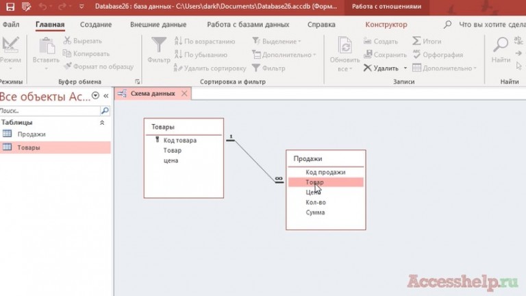 Базы данных access презентация